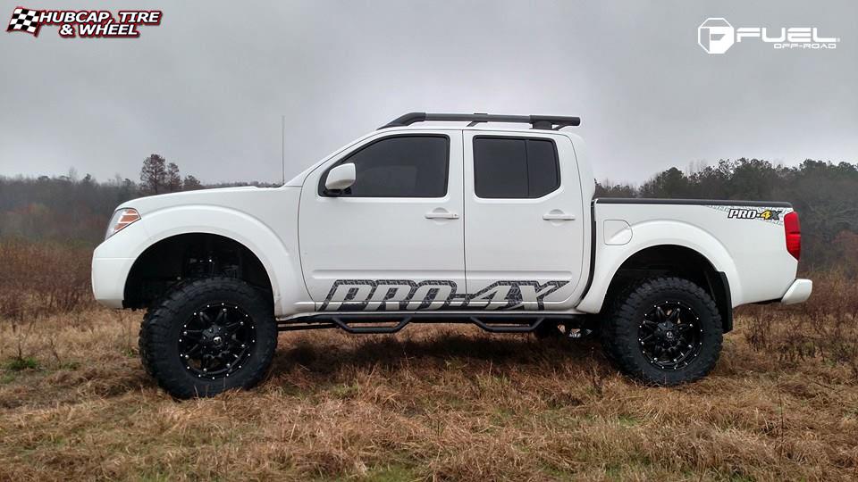vehicle gallery/nissan frontier fuel hostage d531 0X0  Matte Black wheels and rims